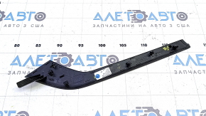 Audi Q7 16-19 front right door trim molding in dark walnut finish