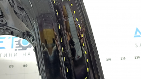 The trunk door is bare Mercedes W167 GLE 350 450 20-24 black 040, dented