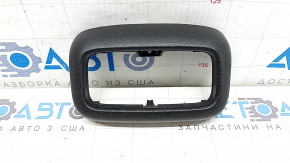 Mercedes W167 GLE 350 450 20-23 upper rear center console trim, black leather, crack in mount