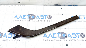 Audi Q7 16-19 rear left door trim molding in dark walnut wood