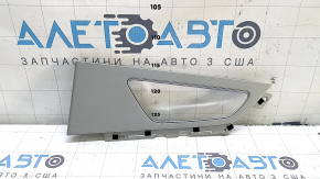 Audi Q7 16-25 gray inner rear right door handle trim