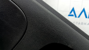 Door trim, rear left card, Mercedes W167 GLE 350 450 20-24, black leather, with non-working backlight, black leather armrest, gray wood insert, Burmester, without curtain, with handle, contact with
