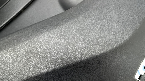 Door trim, rear left card, Mercedes W167 GLE 350 450 20-24, black leather, with non-working backlight, black leather armrest, gray wood insert, Burmester, without curtain, with handle, contact with