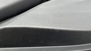 Door trim, rear left card, Mercedes W167 GLE 350 450 20-24, black leather, with non-working backlight, black leather armrest, gray wood insert, Burmester, without curtain, with handle, contact with