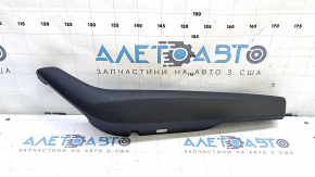 Front right door trim armrest for Audi Q7 16-19, leather, black, with overlay, with backlight