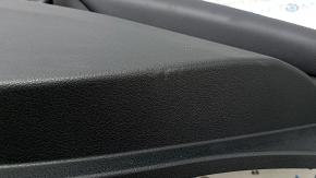 Door trim, rear right card, Mercedes W167 GLE 350 450 20-24, black leather, with non-working backlight, black leather armrest, gray wood insert, Burmester, without curtain, with handle, contact with