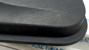 Door trim, front left card, Mercedes W167 GLE 350 450 20-24, black leather, with non-working backlight, black leather armrest, gray wood insert, Burmester, with handle, water contact, scratch