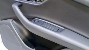 Black rear right door panel for Audi Q7 16-19, black leather insert, black leather armrest, with window lift control