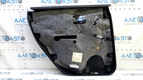 Black rear right door panel for Audi Q7 16-19, black leather insert, black leather armrest, with window lift control