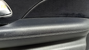 Door trim card front right Mercedes W167 GLE 350 450 20-24 black leather, with non-working backlight, armrest leather black, insert under gray wood, Burmester, with handle, contact with water, by