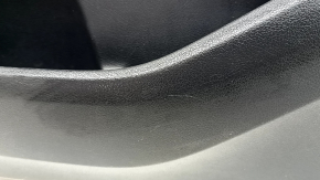 Door trim card front right Mercedes W167 GLE 350 450 20-24 black leather, with non-working backlight, armrest leather black, insert under gray wood, Burmester, with handle, contact with water, by