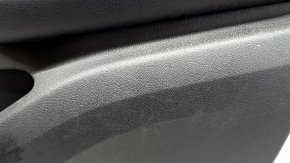 Door trim card front right Mercedes W167 GLE 350 450 20-24 black leather, with non-working backlight, armrest leather black, insert under gray wood, Burmester, with handle, contact with water, by