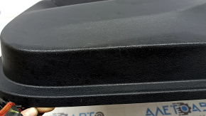 Door trim card front right Mercedes W167 GLE 350 450 20-24 black leather, with non-working backlight, armrest leather black, insert under gray wood, Burmester, with handle, contact with water, by