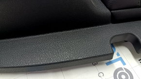 Door trim card front right Mercedes W167 GLE 350 450 20-24 black leather, with non-working backlight, armrest leather black, insert under gray wood, Burmester, with handle, contact with water, by