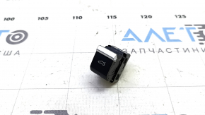 Audi Q7 16-25 interior trunk release button, black with chrome