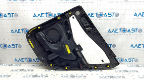 Door trim panel rear left Ford Escape MK4 23-25 black, under the tweeter, armrest black leather, with handle, scratches, worn