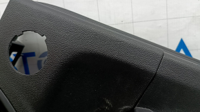 Door trim panel rear left Ford Escape MK4 23-25 black, under the tweeter, armrest black leather, with handle, scratches, worn