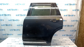 Door assembly rear left Volvo XC90 16-22 black 717, keyless, bumpers