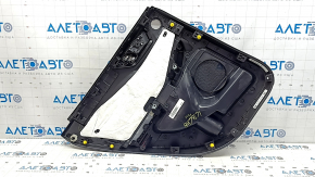 Door trim panel rear right Ford Escape MK4 23-25 black, under the tweeter, armrest black leather, with handle, scratches, worn