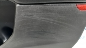 Black front right door panel for Ford Escape MK4 2023-2024, black leather armrest, gray insert, Bang & Olufsen, with handle, scratches, worn