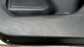 Black front right door panel for Ford Escape MK4 2023-2024, black leather armrest, gray insert, Bang & Olufsen, with handle, scratches, worn