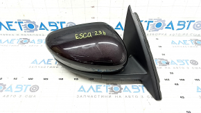 Right side mirror assembly for Ford Escape MK4 2023-2025 11+1, heated, memory, BSM, camera, red, worn
