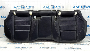 Rear seat cushion 2nd row Mercedes W167 GLE 350 450 20-24 black leather, perforated, for cleaning, dented