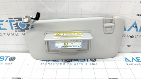 Left visor for Ford Escape MK4 23-gray, without hook, with backlight and Homelink