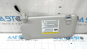 Right visor for Ford Escape MK4 23-gray, without hook, with backlight