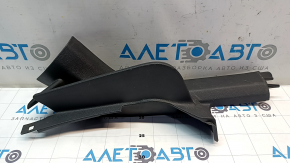 Rear left door sill trim for VW Tiguan 2009-2018, black, scuffed