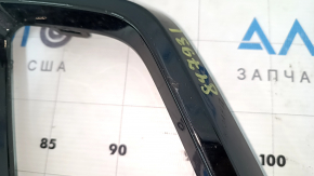 Left front bumper lip trim for Honda CRV 23-24 HEV, gloss black, sand, scratches