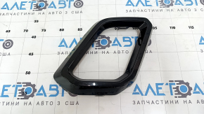Right front bumper lip trim for Honda CRV 23-24 HEV, gloss black, sand, scratches, broken mount