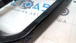 Right front bumper lip trim for Honda CRV 23-24 HEV, gloss black, sand, scratches, broken mount