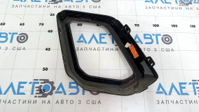 Right front bumper lip trim for Honda CRV 23-24 HEV, gloss black, sand, scratches, broken mount