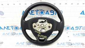 Ford Escape MK4 20-25 steering wheel assembly, black leather, heated, hybrid, with bumpers on the pad