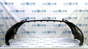 Bare front bumper for Audi Q7 16-19 with 4 parking sensors, black