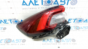 Ford Escape MK4 23-24 LED outer wing light, left, broken mounts, missing mount, broken glass, glue, cracks, scratches