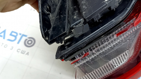Ford Escape MK4 23-24 LED outer wing light, left, broken mounts, missing mount, broken glass, glue, cracks, scratches