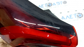 Ford Escape MK4 23-24 LED outer wing light, left, broken mounts, missing mount, broken glass, glue, cracks, scratches