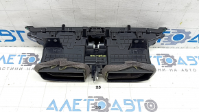 Ford Escape MK4 20-24 black and chrome front panel air vent, center, broken mountings