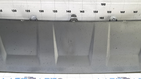 Audi Q7 16-19 front bumper lip, silver, sand, scratches