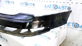 The rear bumper, bare upper part, Audi Q7 16-25 black, crack in the mount