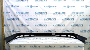The rear bumper, bare upper part, Audi Q7 16-25 black, crack in the mount