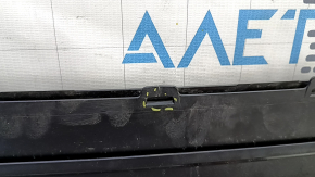 The rear bumper, bare upper part, Audi Q7 16-25 black, crack in the mount