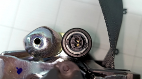 Rear left seat belt Ford Escape MK4 20-24 black with pyropatron