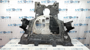 Honda CRV 23-25 HEV engine guard assembly, 3 parts, torn, dented, scuffed