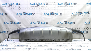 Rear bumper lip Audi Q7 16-19 silver