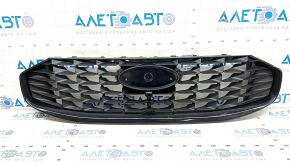 Radiator grille Ford Escape MK4 23-25 black gloss under the camera, sand