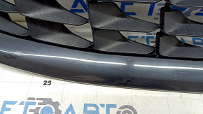Radiator grille Ford Escape MK4 23-25 black gloss under the camera, sand