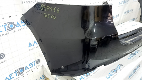Bare rear bumper for Mercedes W167 GLE 350 450 20-23 with parking sensors, black